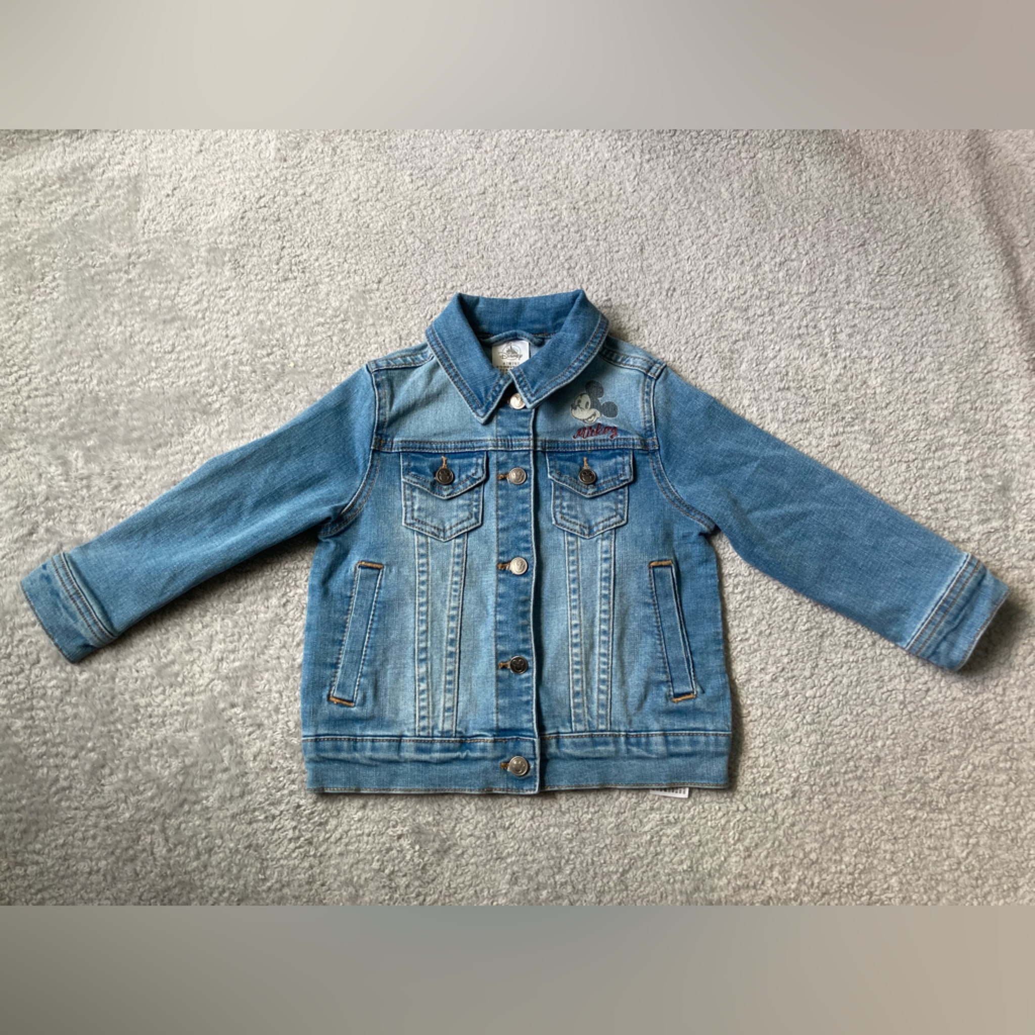 Disney Blue Denim Jacket For Kids